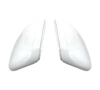 Coque de rétroviseur Compatible Avec Citroën C3 2016-2019 2020 Couvercle Rétroviseur Latéral Rechange Pour Voiture Capuchon D'aile Garniture Coque Rétroviseur Extérieur 1607513080 1607512980(White)
