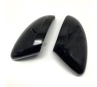 Coque de rétroviseur Compatible Avec Citroën C3 2016-2019 2020 Couvercle Rétroviseur Latéral Rechange Pour Voiture Capuchon D'aile Garniture Coque Rétroviseur Extérieur 1607513080 1607512980(Black)