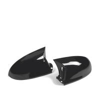 Coque de rétroviseur Couvercle de rétroviseur latéral voiture, autocollant, capuchon d'aile, étui porte extérieur, Convient pour VW Volkswagen Golf MK5 GTI R 2003 - 2009(Gloss Black)