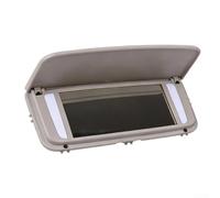 Coque de rétroviseur de style OEM avec capuchon lumineux LED conçu pour Volvo XC60 XC90 S80 XC70 V70 Montage intérieur (gris)
