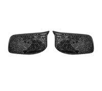 Coque De Rétroviseur En Fibre Carbone Noire Pour BMW Série 5 E60 E61 E63 E64 2004-2008 520i 525i 528i 528xi 530i couverture(Forged Carbon Look)