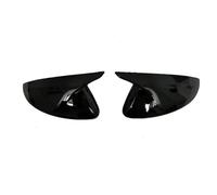 Coque De Rétroviseur En Forme De Corne De Vache Pour Peugeot 208 GT Line E208 P21 MK2 2020 2021 2022 2023 2024 YIJIAVSX(Bright Black)