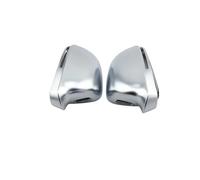 Coque De Rétroviseur Extérieure Pour A4 B8 Pour A3 Pour A5 Pour A6 Pour Q3 Mat Chrome Argent Rétroviseur Couvercle Protection Capuchon Voiture(With Hole)
