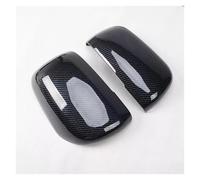 Coque De Rétroviseur Extérieure Pour Mitsubishi Pour Pajero Montero 2009 - 2021 Couverture Rétroviseur Latéral Autocollant De Voiture En Carbone(Carbon)