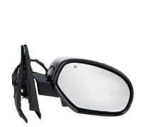 Coque de rétroviseur Lampe de flaque chromée à 11 broches, ensemble miroir pliable électrique, Convient pour Cadillac Escalade ESV/Chevrolet Tahoe 2007 - 2014(1 pc Right Side)