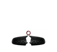 Coque de rétroviseur latéral aspect carbone et noir brillant Compatible pour Audi A3 S3 8P 05-08 A4 S4 B6 B7 8E 8H A6 S6 C6 4F(Forged Carbon Look)