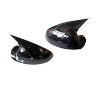 Coque De Rétroviseur Latéral Avec Ailette Et Autocollant Adhésif Pour Garniture De Porte Pour Buick Pour Regal 2008-2016 YIJIAVSX(Gloss Black)
