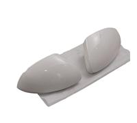 Coque de rétroviseur latéral de voiture Pour VW Pour Tiguan 2008-2014 2015 2016 2017 Gauche Droite Blanc/noir Brillant Rétroviseur Latéral Couvercle 5N0857538/5N0857537(1 pair White)