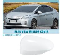 Coque De Rétroviseur Latéral Gauche pour Toyota Prius C 2012-2018 Blanc
