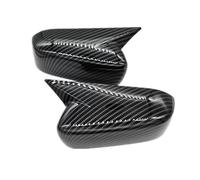 Coque de rétroviseur noire Pour Honda Pour Accord 7th 2003-2007, couvercle de rétroviseur voiture, capuchon d'aile en fibre carbone ABS