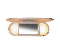 Coque de rétroviseur pare-soleil - Miroir cosmétique intérieur, remplacement intérieur de voiture pour véhicule, camion, côté gauche et droit pour femme et fille