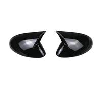 Coque De Rétroviseur Pour Alfa Romeo Pour Stelvio 2017-2023 Autocollant Extérieur Garniture De Boîtier De Rétroviseur FIXCOR(Gloss Black)