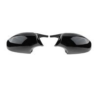 Coque De Rétroviseur Pour BMW E90 E91 2005-2007 E92 E93 2006-2009 E80 E81 E87 2xMirror Couverture Voiture Côté Porte Rétroviseur Latéral Couvercle Couvercle Rétroviseur Porte(Noir brillant)