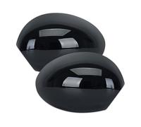 Coque de rétroviseur pour BMW pour Mini R55 R56 2007-2013 Noir Brillant avec Clignotant Couvercle Rétroviseur Latéral Voiture Voiture Coque pour rétroviseur(Gauche et Droite)