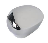 Coque de rétroviseur pour Fiat 500 2007 2024 Chromé élégant, conçu pour un remplacement facile à clipser, matériau ABS robuste (côté conducteur)