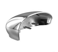 Coque de rétroviseur pour Fiat 500 2007 2024 Chromé élégant, conçu pour un remplacement facile à clipser, matériau ABS robuste (côté passager)