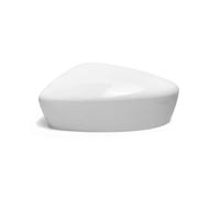 coque de rétroviseur Pour Mazda 2 pour Demio 2017-2023 Couvercle de rétroviseur extérieur latéral de voiture coques de rétroviseur pour voitures(1pcs white L)