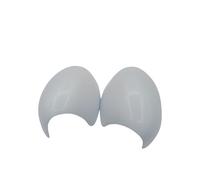 Coque de rétroviseur pour Mini pour One pour Cooper S pour Hatchback pour R50 R52 R53 Couvertures Rétroviseur Voiture Décoration Autocollants Voiture Coques de rétroviseurs(Blanc,Left-Hand Drive)