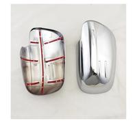 Coque De Rétroviseur Pour Pour Yaris Pour Vitz 2005 2006 2007 2008 Voiture Chromée Accessoires Vue Arrière Couvercle Rétroviseur Porte Garniture Style Pâte 2 Pièces Latéral Boîtier Rétroviseur(Chrome)