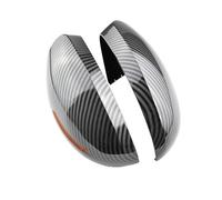 Coque de rétroviseur pour VW pour Tiguan 2008 2009 2010 2011 2012 2013 2014 2015 Couvercle Rétroviseur Latéral Automatique Boîtier Coque Rétroviseur Capuchon de rétroviseur(Carbon Black)