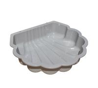 Pataugeoire à sable et à eau, pataugeoire, pour enfants et animaux, 86 cm, durable, sûr et simple, bac à sable sans couvercle, 1 pièce, gris clair