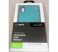 Coque De Sport Speck Presidio Pour Apple IPhone XS Max - Bleu Teal / Vert