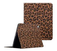 Coque de tablette à Apple iPad 10 (2022) 10.9 inch/Apple iPad 11 (2025) 11 inch - Coque tablette Sabi avec imprimé léopard - Marron
