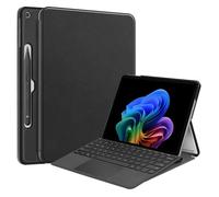 Coque de tablette à Microsoft Surface Pro 12 - Coque tablette Trifold - Noir