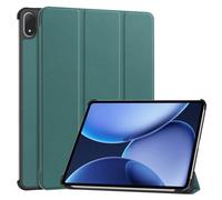 Coque de tablette à OnePlus Pad 2 Pro/OnePlus Pad 3 - Coque tablette Trifold - Vert foncé