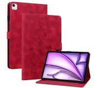 Coque de tablette FLOODKING pour iPad Air 11 2025/2024 ,support pour stylet, Rouge Rouge
