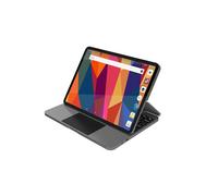 Coque de Tablette Pliante Magnétique Portable Pro11 2024 avec Clavier Bluetooth Convient pour iPad10.9 Peinture Couleur Gris Profond