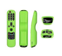 Coque de télécommande Compatible pour LG AN-MR21GC MR21N/21GA/LG OLED TV Housse de Protection pour télécommande Housse en Silicone Anti-poussière pour télécommande (Vert Lumineux)