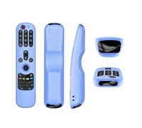 Coque de télécommande Compatible pour LG AN-MR21GC MR21N/21GA/LG OLED TV Housse de Protection pour télécommande Housse en Silicone Anti-poussière pour télécommande (Bleu Lumineux)
