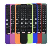 Coque de télécommande en silicone coloré pour TCL RC802N YUI1 YU14 U43P6046 U49P6046, coque de protection souple antidérapante en silicone. Orange
