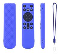 Coque de télécommande en silicone pour Haier HTR-U60G, résistante aux chocs, avec poignée antidérapante et cordon, manchon de protection phosphorescent (bleu)