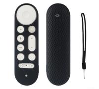 Coque de télécommande pour télécommande vocale Alexa 3e génération 2021 - Housse en silicone lumineuse anti-poussière lavable pour Fire TV 4K nouvelle télécommande anti-chute compatible avec dragonne