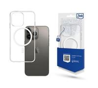 Coque de téléphone - 3mk - Mag Case - iPhone 15 Pro - Transparent - Compatible MagSafe