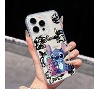 Coque de téléphone à couverture complète Disney Stitch compatible avec iPhone 17 Pro Max, 17, 16 Pro Max, 15 Pro Max, 16 Pro Max, 14, 13, 12, 11, 14 Pro, 15 Plus, 12 Pro, 16 Plus, XS, 14 Pro Max, 13 P