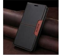 Coque de téléphone à rabat en cuir,étui portefeuille Ultra magnétique For S24 (S25) Black