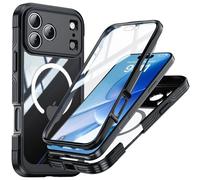 Coque de téléphone antichoc en verre 9H compatible avec iPhone 17 Air - Protection intégrale