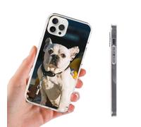 Coque de téléphone avec images personnalisées pour iPhone 17, 16, 15, 14, 13, 12, 11 Pro Max, photo et texte personnalisés, coque en TPU transparente, imperméable et résistante aux rayures, pour