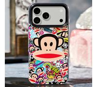 Coque de téléphone avec impression graffiti "Sticker Bomb" de Paul Fr Ank, coque de protection antichoc en TPU compatible avec iPhone 14/15/16 Pro Max iPhone 12,iPhone 12 Pro Max,Iphone 13,iPhone 14,i