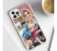 Coque de téléphone avec photo personnalisée pour iPhone 17, 16, 15, 14, 13, 12, 11 Pro Max, coque transparente personnalisée, en TPU, imperméable et résistante aux rayures, idéale pour Noël, cadeaux