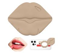 Coque De Téléphone Avec Porte-Rouge À Lèvres,Dispositif Flexible Avec Miroir | Porte-Brillant À Lèvres En Silicone | Pour Usage Domestique Et Voyage - Pour Femmes, Filles, Mères, Amies,