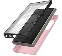 Coque de téléphone - AVIZAR - Samsung S24 Ultra - Rigide et souple - Rose Champagne - Protection intégrale