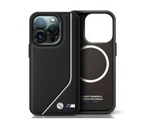 Coque de téléphone - BMW - iPhone 15 - Noir - Compatible MagSafe - Élégant