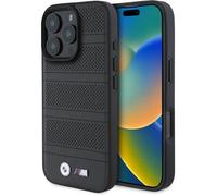 Coque de téléphone - CG Mobile - BMW HC M - Cuir PU - Compatible MagSafe - Noir