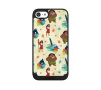 Coque de Telephone Compatible avec Apple iPhone SE (2020) Coque Compatible avec MagSafe NIVOpure Noire Disney Vaiana Motif