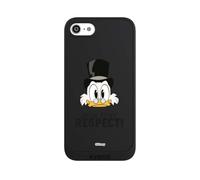Coque de Telephone Compatible avec Apple iPhone SE 2020 Coque NIVOpure Noire Duck Tales Dagobert Duck Disney
