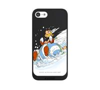 Coque de Telephone Compatible avec Apple iPhone SE (2022) Coque Compatible avec MagSafe NIVOpure Noire Asterix Obelix Enfance